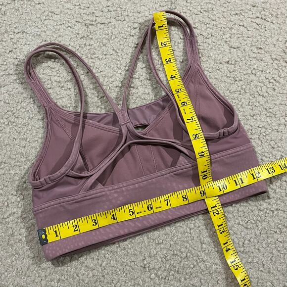 Lululemon Nulu and Mesh Yoga Bra Spiced Chai Size 6 - Picture 4 of 4